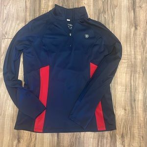 Ariat Tech Heat Series 1/4 Zip - Navy Med